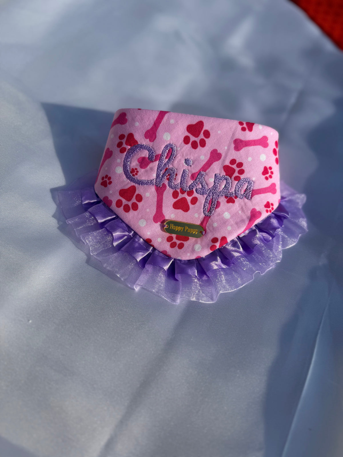Personalized Bandanas - Your Pet's Name Embroidered