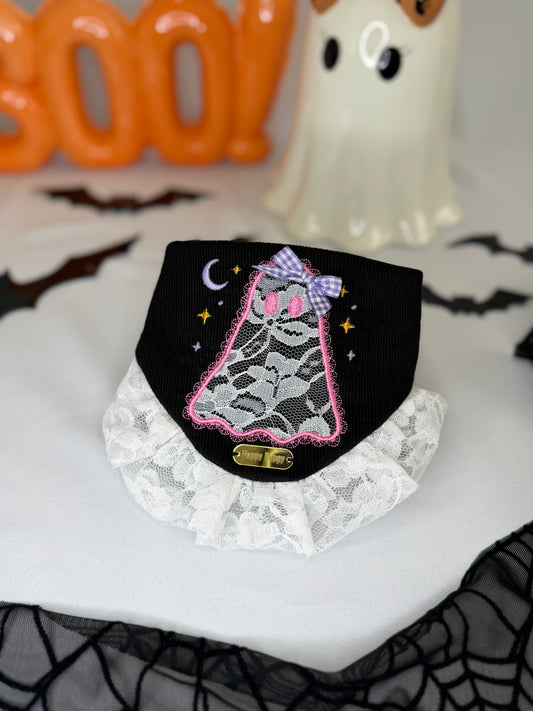 Ghosty Lace Bandana- Glow In The Dark Details