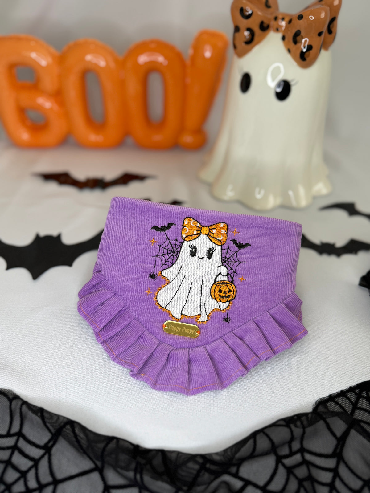 Violet Boo Bandana - Glow In The Dark