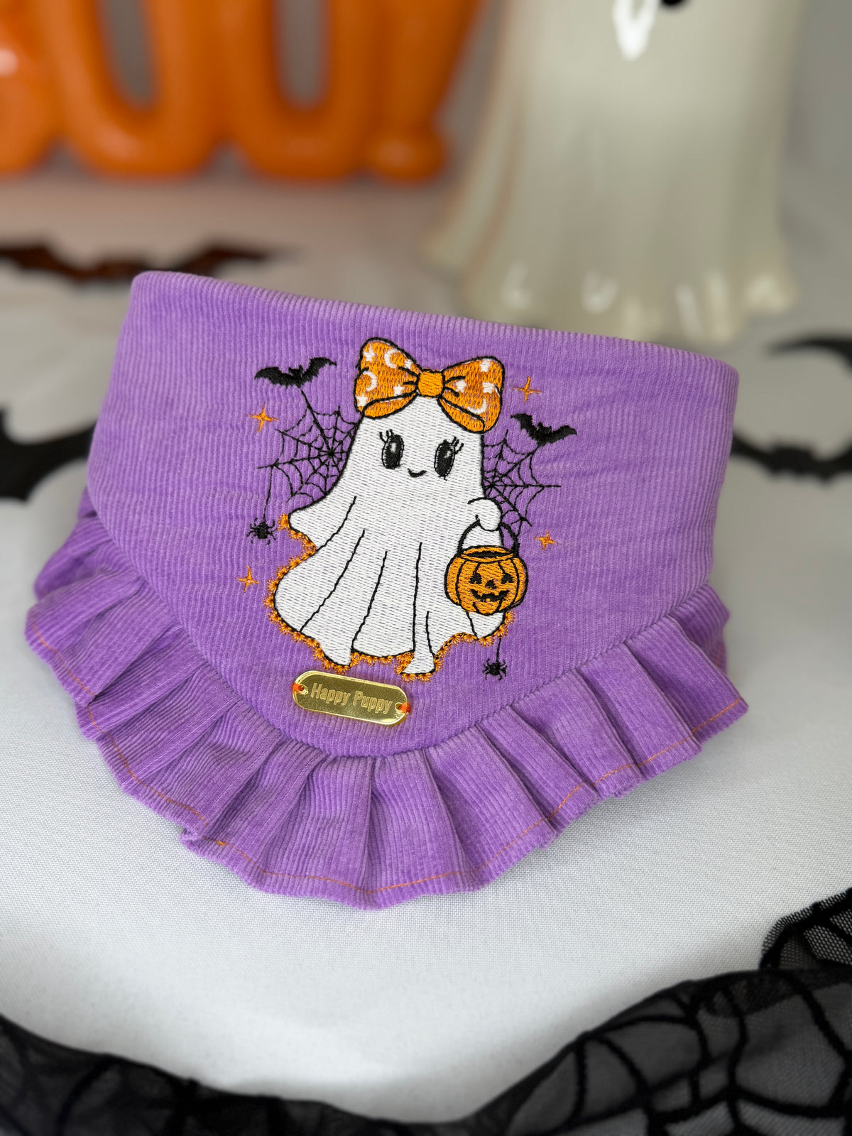 Violet Boo Bandana - Glow In The Dark