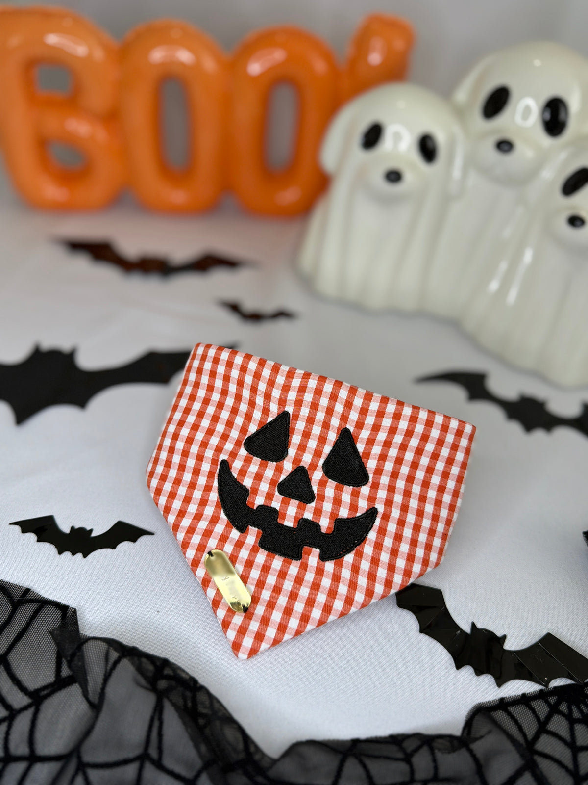 Pumpkin Face Bandana- Unisex Desing