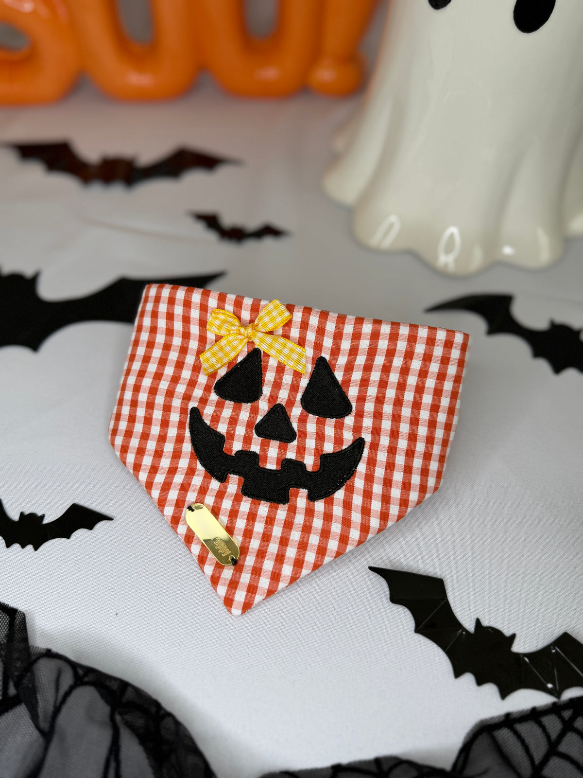 Pumpkin Face Bandana- Unisex Desing