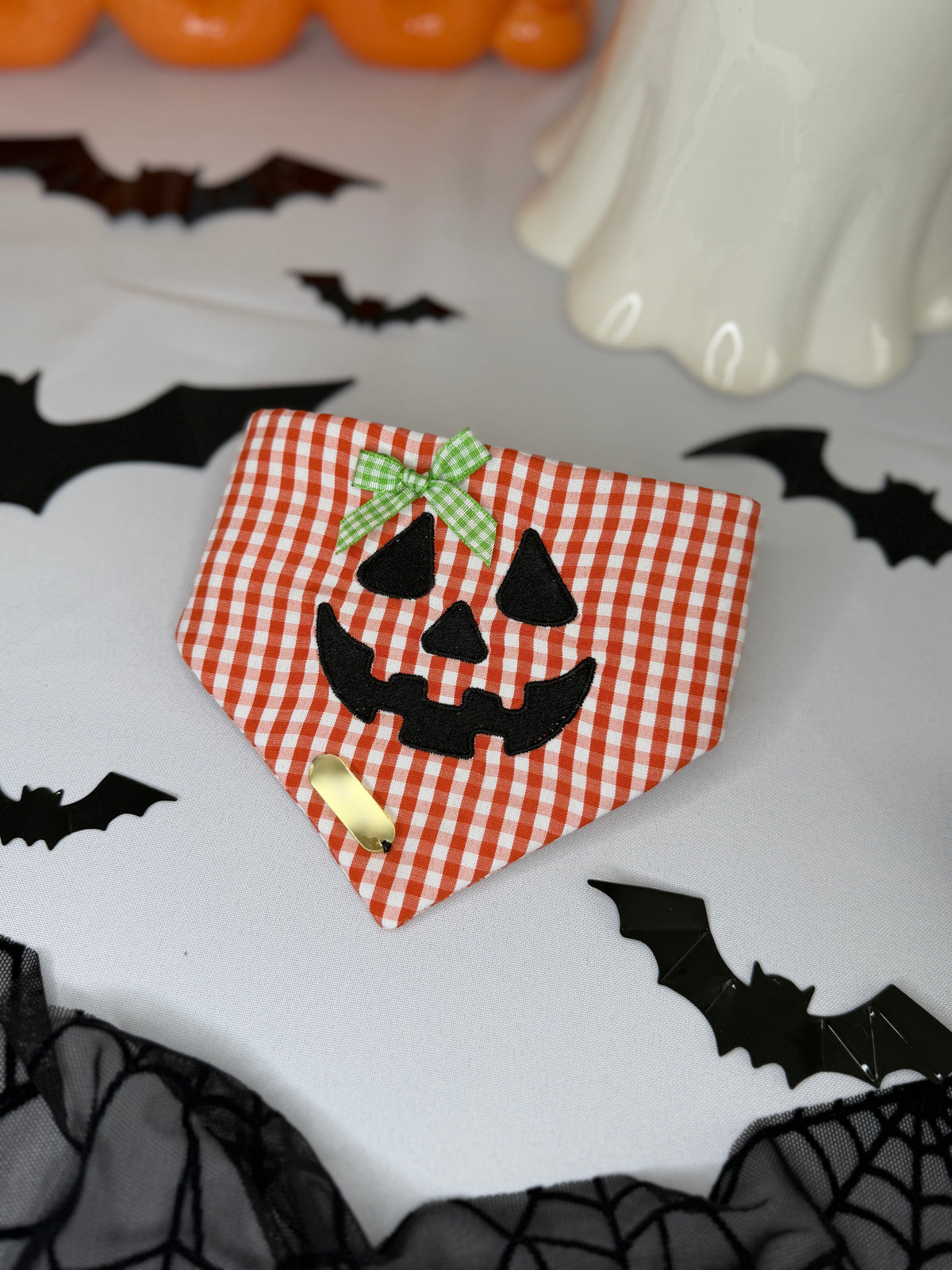 Pumpkin Face Bandana- Unisex Desing