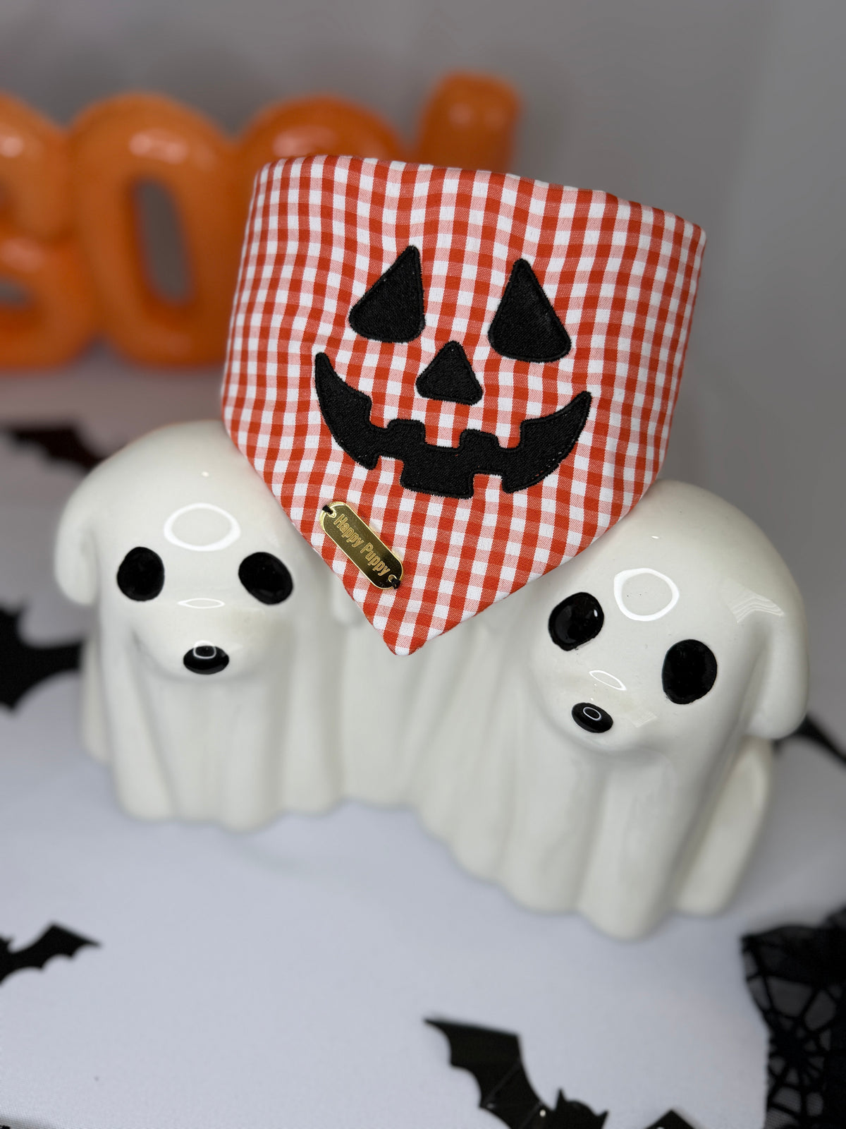 Pumpkin Face Bandana- Unisex Desing