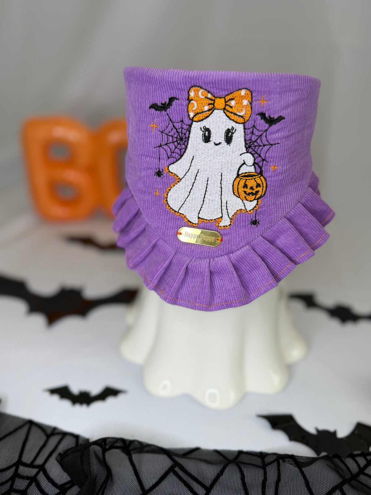Violet Boo Bandana - Glow In The Dark