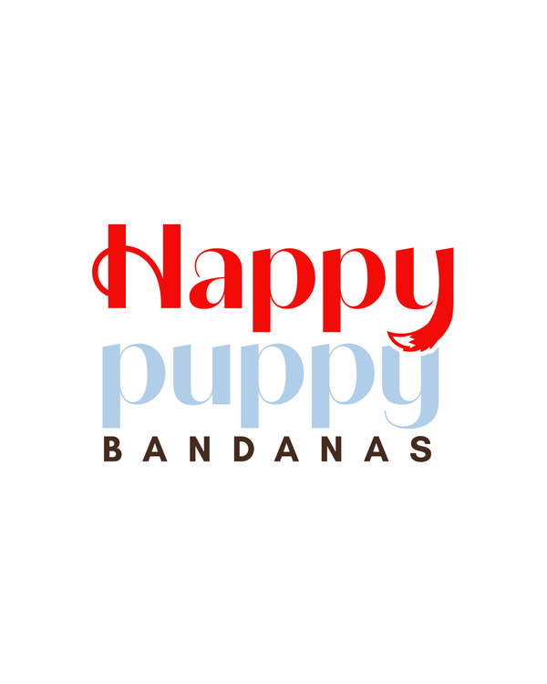Happy Puppy Bandanas 